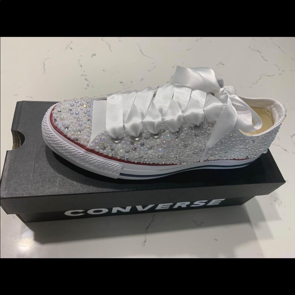 Beautiful Bridal Converse!